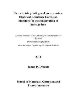Electrical Resistance Corrosion Monitors for the Conservation of Heritage Iron