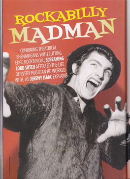 Screaming Lord Sutch Feature