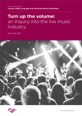 Turn up the Volume: an Inquiry Into the Live Music Industry