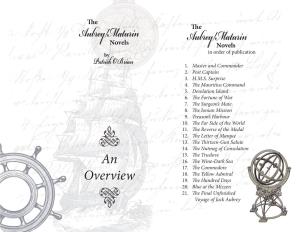 Aubrey-Maturin Series Overview Brochure-Bookmark