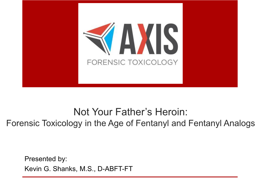 Not Your Father's Heroin
