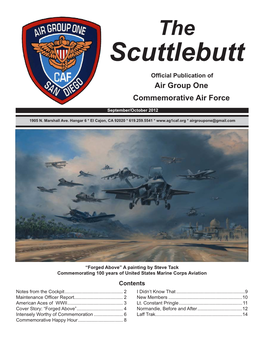 Scuttlebutt Official Publication of Air Group One Commemorative Air Force
