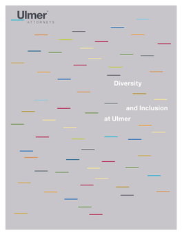 Diversity and Inclusion at Ulmer