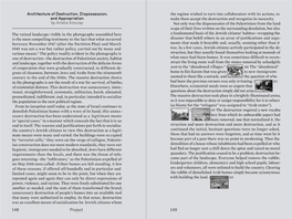 149 148 Architecture of Destruction, Dispossession, and Appropriation