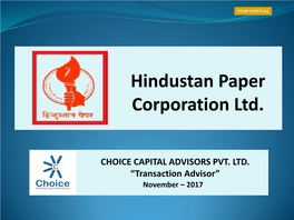 Hindustan Paper Corporation Ltd