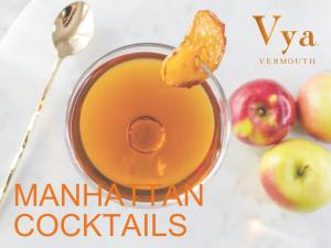 Vya Vermouth Manhattan Cocktail Recipe Library