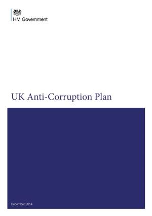 UK Anti-Corruption Plan