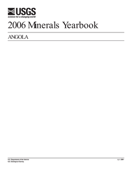 The Mineral Industry of Angola in 2006