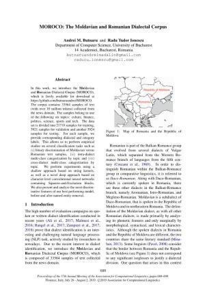 The Moldavian and Romanian Dialectal Corpus
