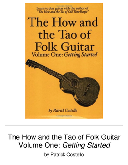 The-How-Tao-Of-Folk-Guitar