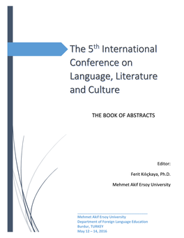 The Book of Abstracts