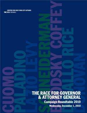 The Race for Governor & Attorney General