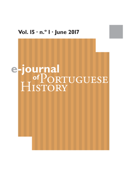 Ofportuguese History Table of Contents Volume 15, Number 1, June 2017