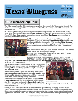 Ctba Newsletter 1312