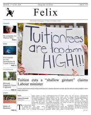 Tuition Cuts A