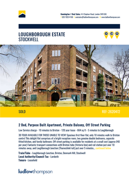 Loughborough Estate Stockwell