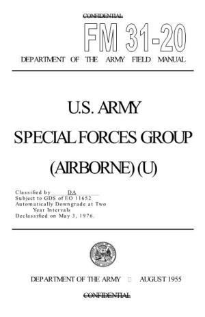 U.S. Army Special Forces Group (Airborne) (U)