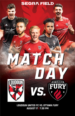 Loudoun United FC VS. Ottawa Fury August 17 | 7:30 Pm 2 | Loudoun United FC Loudoun United FC | 3