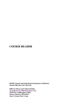 Course Reader