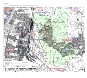 Map Referred to in the County of Hampshire (Electoral Changes) Order 2004 Sheet 3 of 3