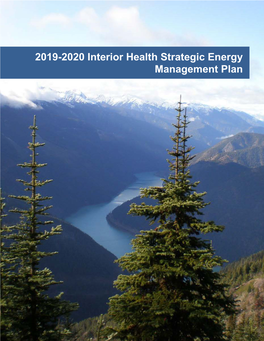 2019-2020 Interior Health Strategic Energy Management Plan