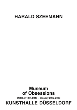 Handout Harald Szeemann