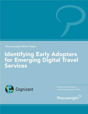 Identifying Early Adopters for Emerging Digital Travel Services