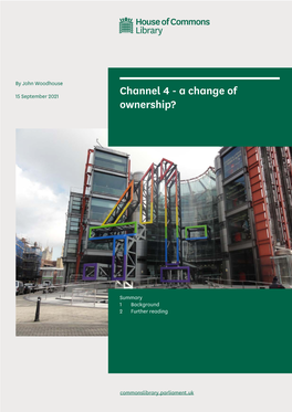 Channel 4 - a Change of Ownership?