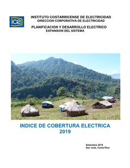 Indice De Cobertura Electrica 2019