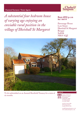 R457 Parsonage House Ilketshall St Margaret Single Page April 2018.Pub