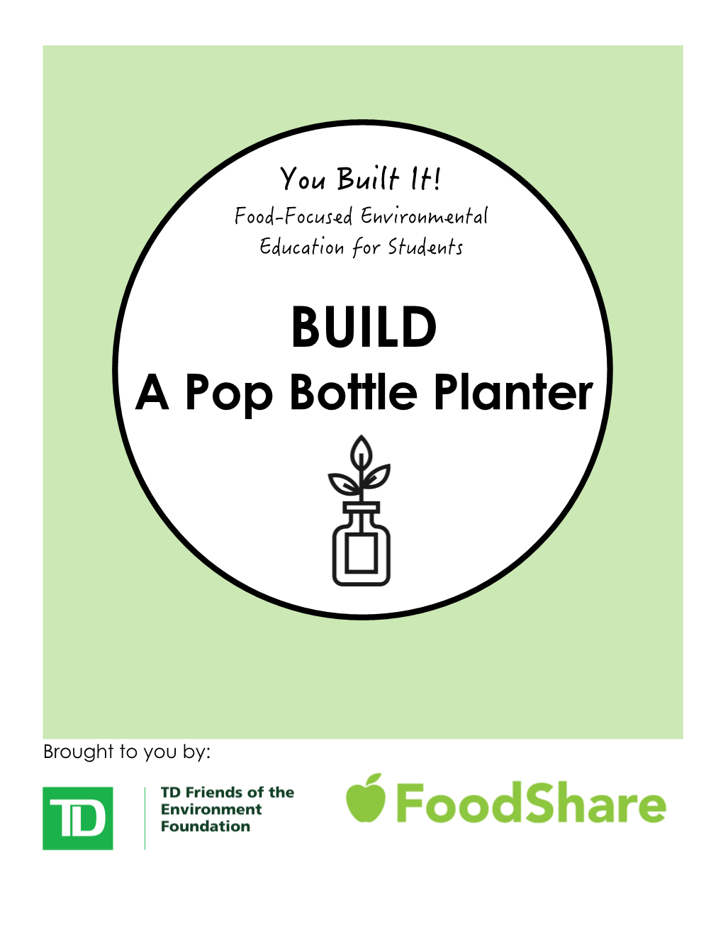 BUILD a Pop Bottle Planter