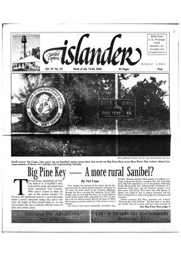 Big Pine Key a More Rural Sanibel? Sanibel