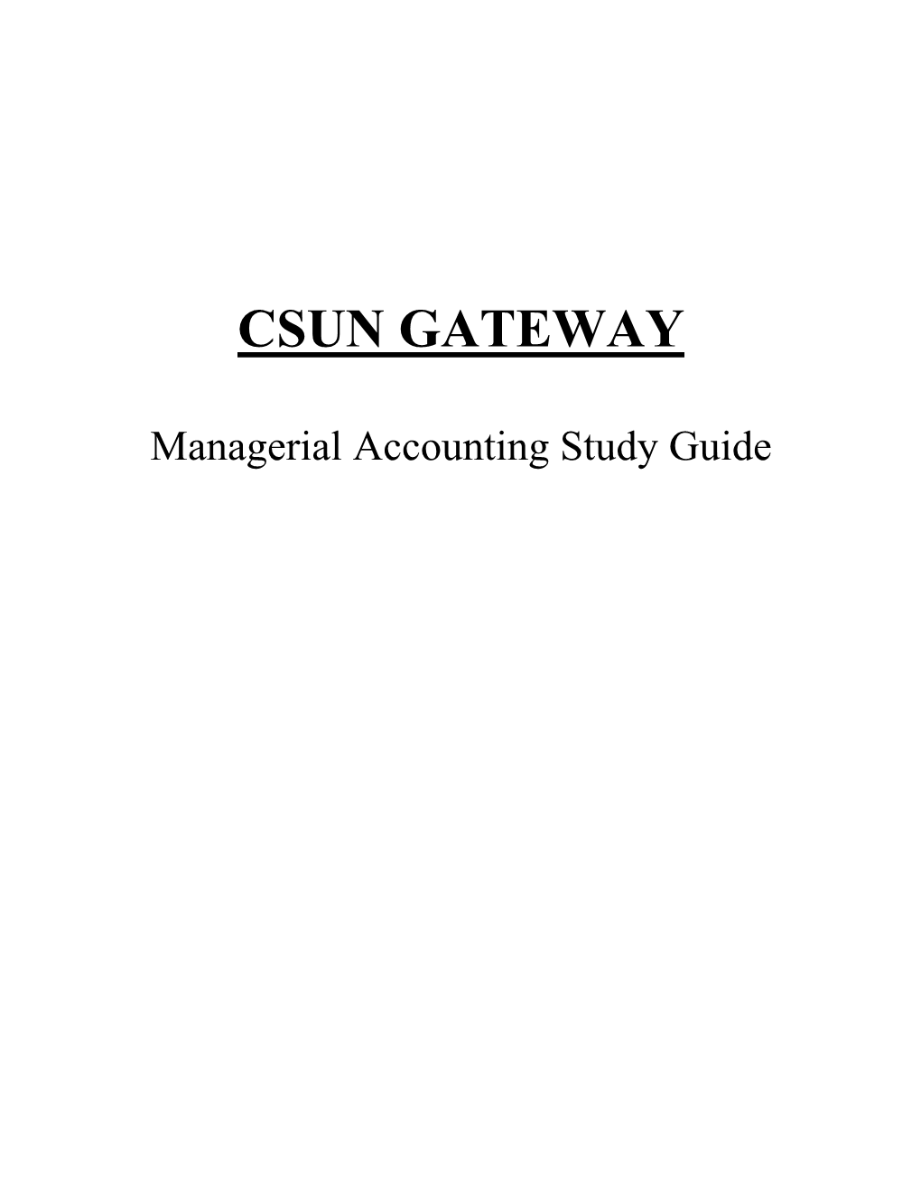 Gateway Managerial Accounting Master.Pdf
