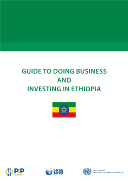 Guide to Doing Business and Investing in Ethiopia