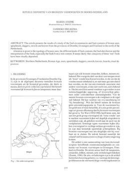 Rituele Depositie V an Bronzen Voorwerpen in No Ord-Nederland