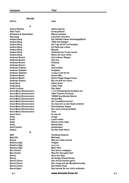 Song-Liste-D-Nach-Interpret 2020