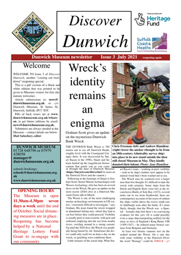 Discover Dunwich Newsletter Issue 3