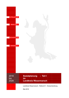 2018 Sozialplanung - Teil I Bis Im 2028 Landkreis Wesermarsch