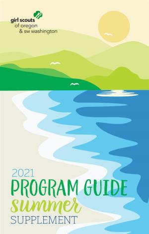 2021 Program Guide Summer Supplement