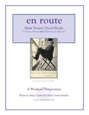 “En Route: Mark Twain's Travel Books” Program