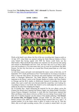 Excerpt from 'The Rolling Stones 1962