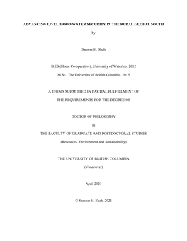 Downloaded and Translated from Marathi to English, a Three- Tiered Selection Strategy Was Used to Identify the Three Villages Suitable for Sampling