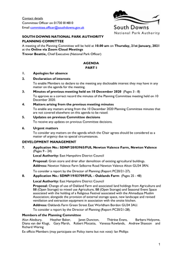 (Public Pack)Agenda Document for Planning Committee, 21/01/2021