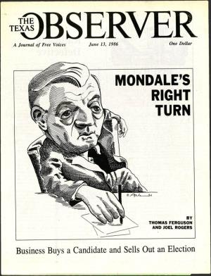 Mondale's Right Turn