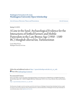 Archaeological Evidence for the Interactions of Settled Farmers And