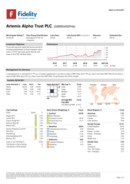 Morningstar Report