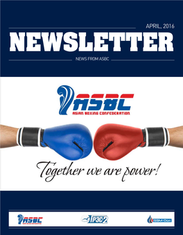 April, 2016 Newsletter NEWS from ASBC Content