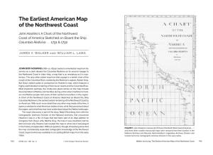 The Earliest American Map of the Northwest Coast