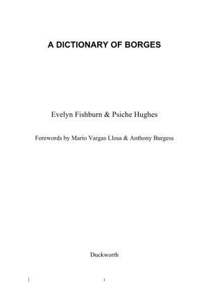 A Dictionary of Borges