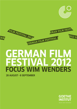 German Film Festival 2012: Focus Wim Wenders 1
